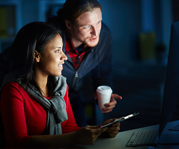 Nerd Works team at work